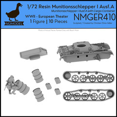 NUMODEL NMGER410 | 1/72 Resin WWII Munitionsschlepper I Ausf A “Box” Light Tank