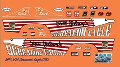 1/25 SCREAMIN’ EAGLE 1972 GTO PRO STOCKDECAL/JOHAN/REVELL/MPC/ POLAR LIGHTS