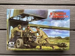 AFV CLUB 1/35 WW II BRITISH AIRBORNE QF 6-POUNDER ANTI-TANK GUN MKIV # 35219 F/S