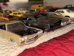 Lot Of 30 Vintage Junkyard Model Parts & Bodies Chevelle Vans Harley Trailer GTO