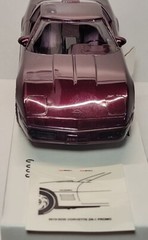 AMT ERTL 1:25 SCALE ” 1995 CHEVROLET CORVETTE ZR-1 DARK PURPLE METALLIC ” 6667