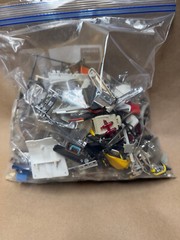 MISC 1 POUND Bag Model Car Truck Parts LOT Frame Body Motors Interior READ DSC