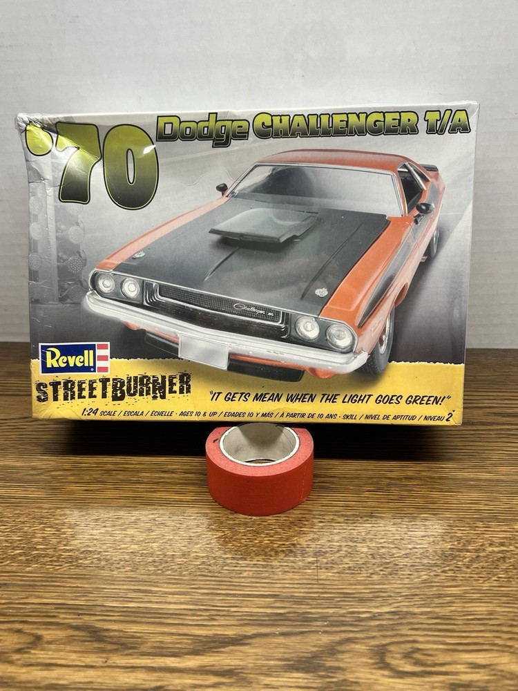 1970 Dodge Challenger. Revell Streetburner edt. Kit # 85-2596. Factory Sealed
