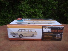 Retro 1963 Chevy II Nova Station Wagon Model Car Kit- 1/25 scale by AMT (2022)