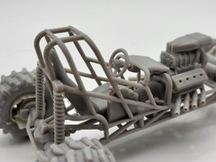 Mud Dragster 4×4 Fully Detailed 1/25 Scale Model Kit