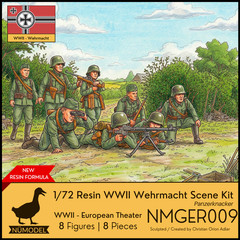 NUMODEL NMGER009 | 1/72 Resin WWII German Wehrmacht Soldier Kit Panzerknacker