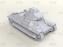 ICM 35338 Plastic model Tank kit 1:35 FCM 36 with French Tank Crew kits model