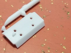 Roamin Chariot 454 INTAKE MANIFOLD from 1:25 AMT Model Kit