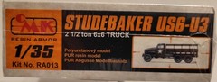 CMK Resin Armor Studebaker US6-U3 2 1/2 Ton 6X6 Truck 1/35 Scale RA013 (New)