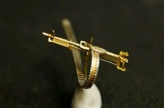 Mini World 7245a M60 Machine Gun USA 1:72 scale brass model kit