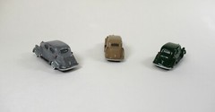 New! SMC-GG-1034 1938 Oldsmobile Sedan 2 Door HO-1/87 Scale White Resin Kit