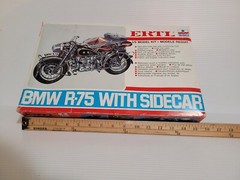 Ertl 1/9 BMW R-75 motorcycle with Sidecar WP235 NOS