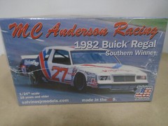 SALVINO MODELS #MCAB1982DA 1/25 SCALE “82 BUICK REGAL MC ANDERSON RACING NEW IN