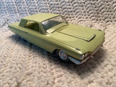Lot Of 2 Vintage AMT 1/25 Ford Thunderbird Promo Car Models 1962 & 64 Coupes
