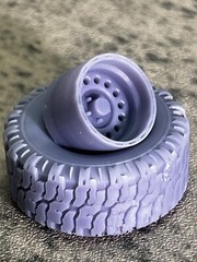 Resin 1/24 Scale “Super Swamper” StyleOff-Road model car wheels, 1/24 1/25 Truck