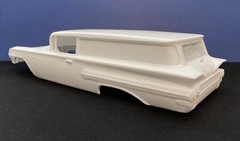 1960 CHEVROLET SEDAN DELIVERY RESIN CONVERSION KIT for NEW AMT 1960 CHEVY NOMAD