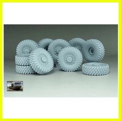 1/35 Casting Resin Model Assembly Kit, GK, MKR16 Trailer Resin Tires, Unpainted