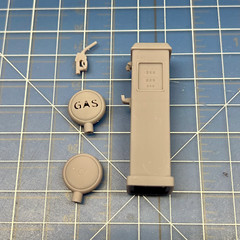 Vintage Gas Pump Retro for Diorama 1/24 1/25