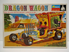 DRAGON WAGON TOM DANIEL SHOW ROD MODEL KIT MONOGRAM VINTAGE 1969 RARE
