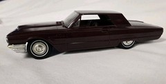 VINTAGE 1965 MAROON FORD THUNDERBIRD DEALER PROMO CAR