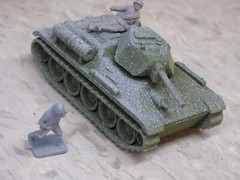 MIR / Roco Minitank Compatible WWII Russian T-34/76 & Airfix Soldiers Lot#7413B©