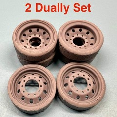 Alcoa Custom Wheels and Tires Set 1/24 1/25