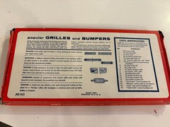 1962 AMT Custom Grilles and Bumpers Set Model Car with Original Box