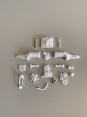 Revell 1/25 1977 Pontiac Trans Am Engine And Parts /junkyard/diorama