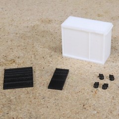 Make It RC 1/24-1/25 Rolling Tool Chest For Model Car Garage, Shop, Diorama