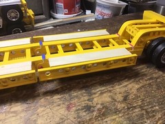 1/24-1/25 Scale Truck Trailer Model Accessories Lowboy Trailer D Rings