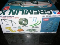 AMT Gremlin X Mini Muscle Car Model Kit 1:25 Scale T216 Molded in White
