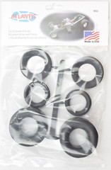 Atlantis 1:16 Funny Car Rubber Tire Set – For Atlantis & Revell Kits 1012
