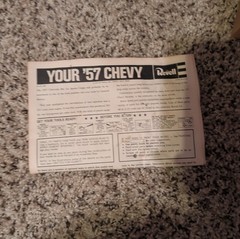 Lot Of 3 Vintage Revell Tri 5 Chevy 1/25 Scale Model Parts Kits