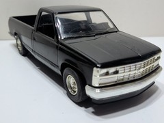 ✨VINTAGE✨AMT 1988 SILVERADO C-1500 PICKUP SABER BLACK DEALER PROMO 1:25 # 6262EO