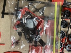Mpc 1979 large 1/16 scale 1957 Corvette boxed Red And Black Parts Only Model Kit