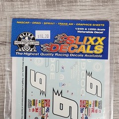 Slixx NASCAR 1849 2003 9 Bill Elliot Dodge R/T Evernham Waterslide Decals 1/24