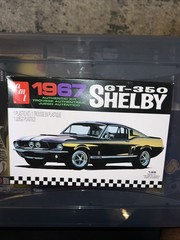 Black AMT 1967 Ford Shelby GT350 1/25 Plastic Model Kit 834M/12 open box