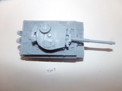 Tiger I model (1:100 to 1:48 scales)
