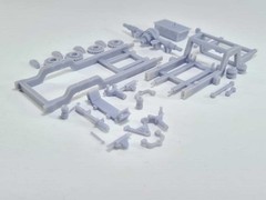 1/25 Lowered Frame for Moebius 1969 Shortbeds