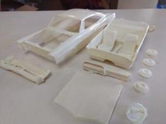 Vics Resins 67 Ford 1/25 resin body