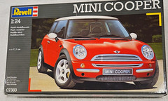 Revell Vintage 1:24 Mini Cooper Plastic Model Kit Unassembled 07383 Decals