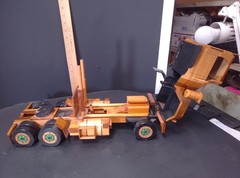 Intricate Wooden Pacific P-12 or Hayes Logging Truck- High Quality