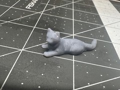 1/25 1/24 Scale 3d Resin Cat