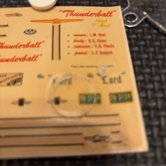 Vintage AMT 1968 Ford Thunderbird Car Model Kit W/Box