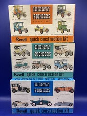 VTG Lot of Three (3) Revell Highway Pioneers Empty Boxes (Series 2, 3 & 4)