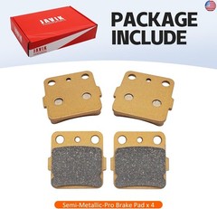 Semi-Metallic-Pro Front Brake Pads Compatible With Honda TRX250X TRX250EX