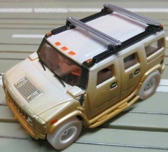 For H0 Slotcar Racing Model Railway Hummer H2 With Xtraction Chassis Package