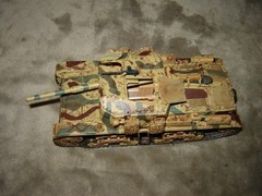 Built Tank 6 inches long Well Built & Painted Excellent Cond Nice Paint