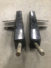 trophy kart spindle jr upright front suspension no brake pair left right
