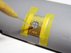 1:100 Rivet Template Tool for scale model aircraft and armor